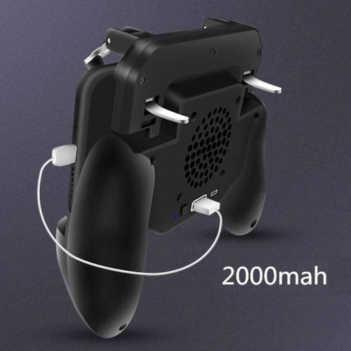 Gamepad para celular con ventilador, power bank y gatillos L/R