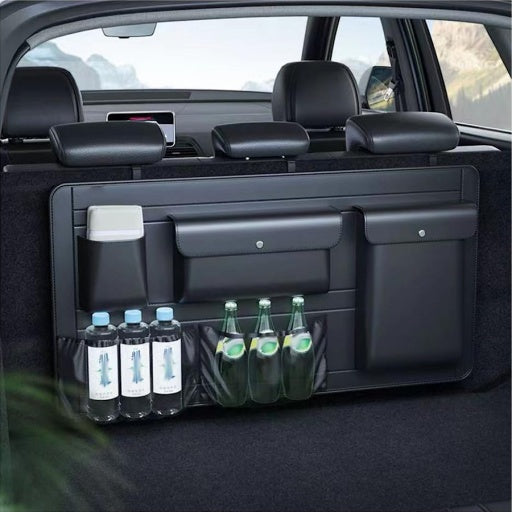 Organizador para baúl de auto con velcro, negro de 90 × 45 cm