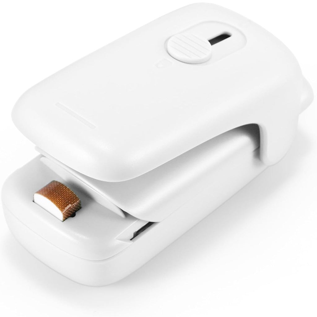 2 en 1 Mini Sellador Térmico + Mini Trincheta Retráctil
