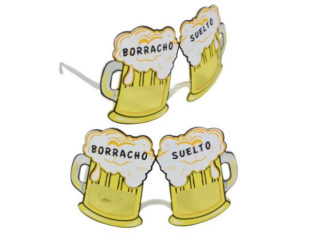 Lentes de cotillón de cerveza