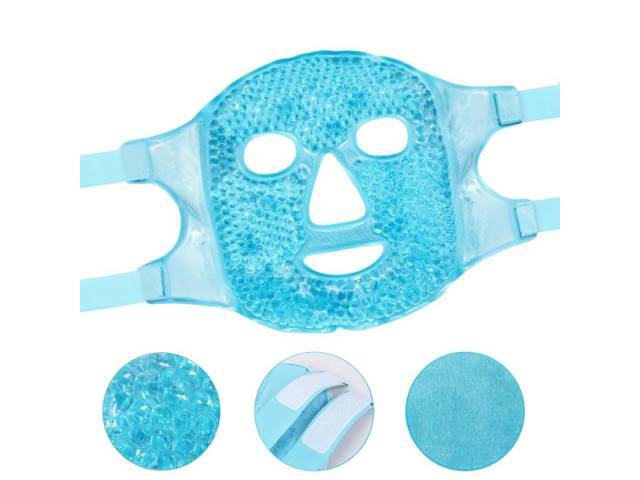 Máscara facial de gel frio caliente
