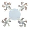 Ventilador + Luz redondo x4