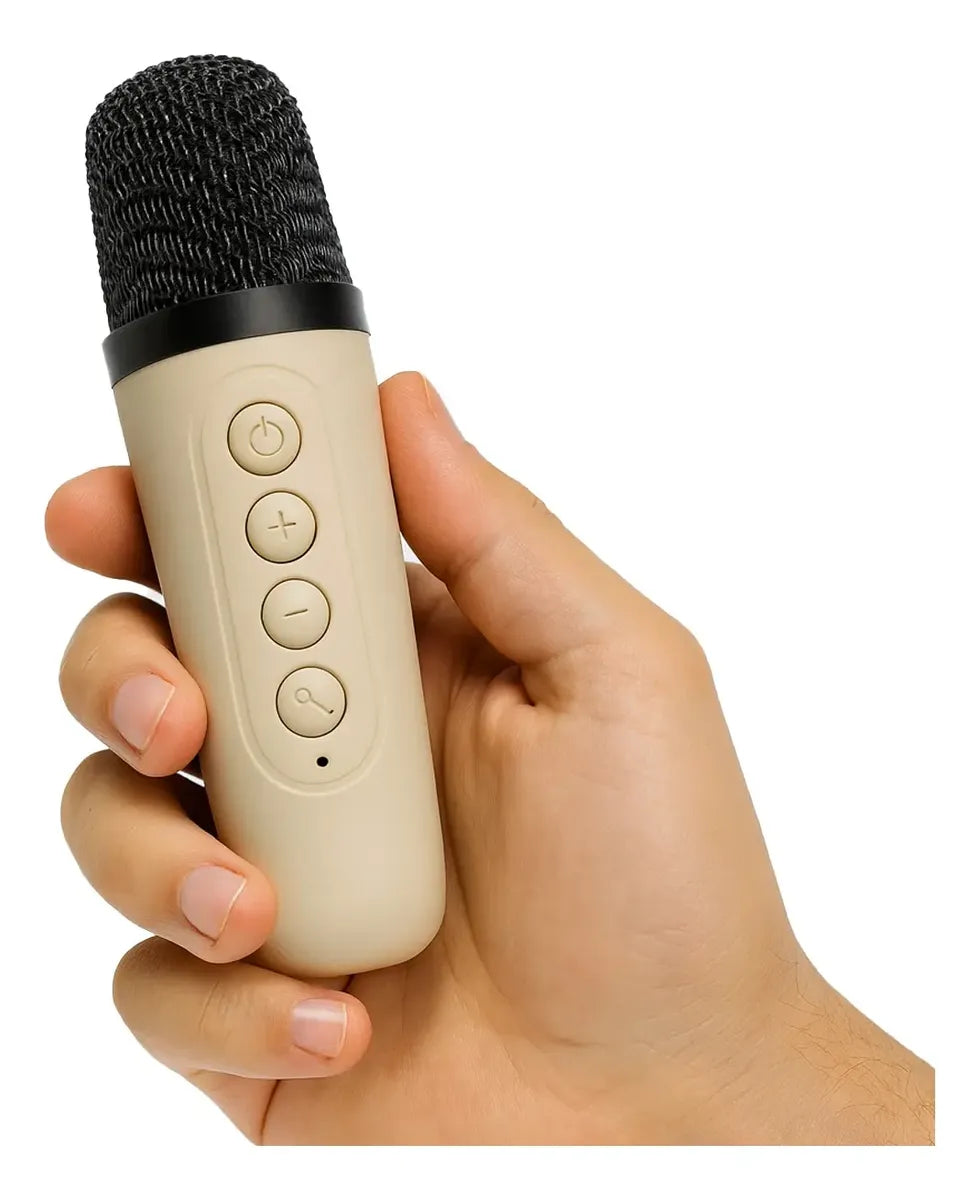 Parlante Karaoke Bluetooth con 2 Micrófonos Inalámbricos